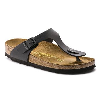 Birkenstock Birko-flor Gizeh Dame Sort | DK 42VRW